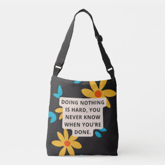 Bolso Cruzado Humor Floral Ecológico