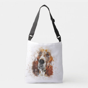 Bolso Cruzado Hunter Doggie Fox, Mascota blanco de Basset Hound