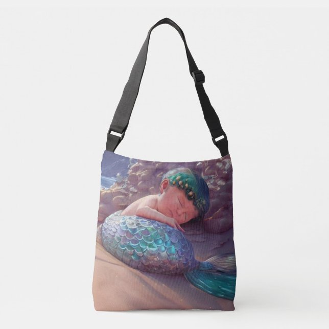 Bolso Cruzado Hush A bye-Mermaid : (Anverso)