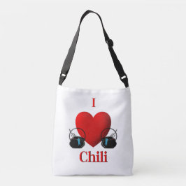 Bolso Cruzado I Heart Chili
