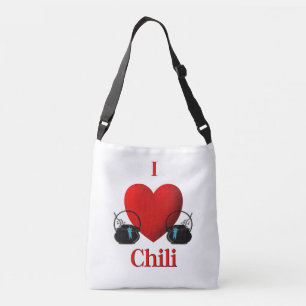Bolso Cruzado I Heart Chili