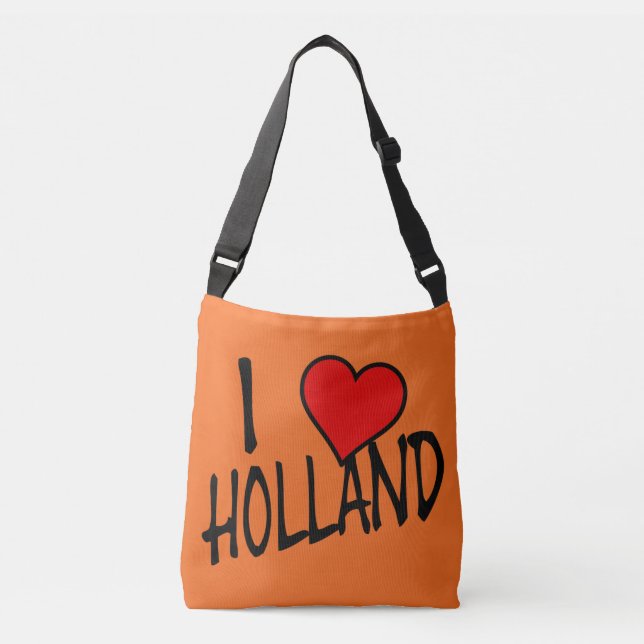 Bolso Cruzado I Heart Holland bk on o cbcnt (Anverso)