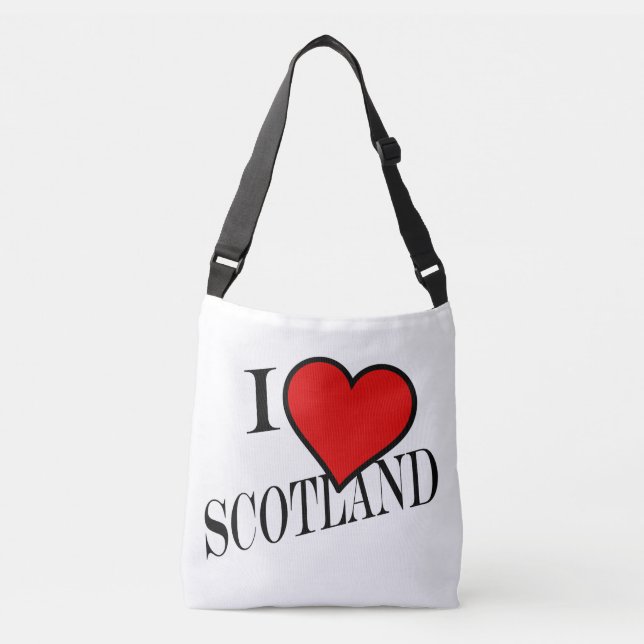 Bolso Cruzado I Heart Scotland bbcnt (Anverso)