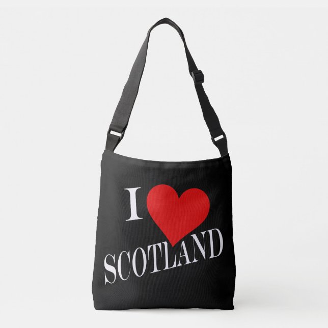 Bolso Cruzado I Heart Scotland con cbcnt (Anverso)
