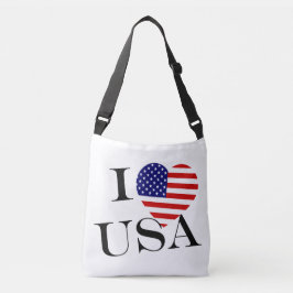 Bolso Cruzado I Heartflag USA bk cbt