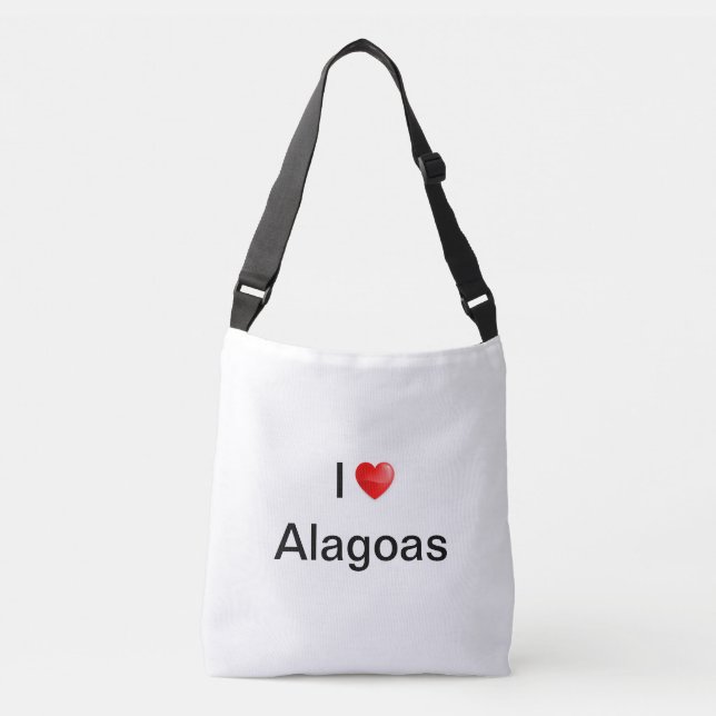 Bolso Cruzado I love Alagoas (Anverso)
