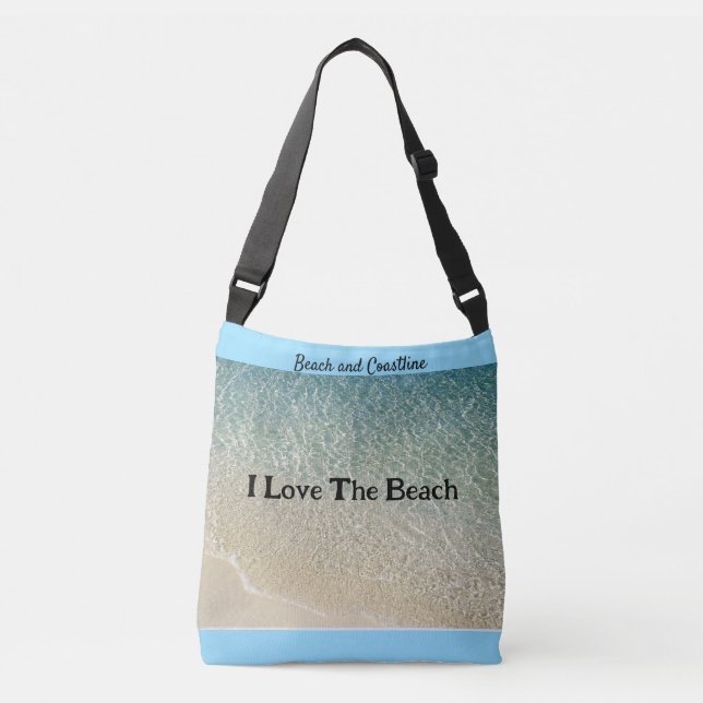 Bolso Cruzado I love the beach Tote (Anverso)