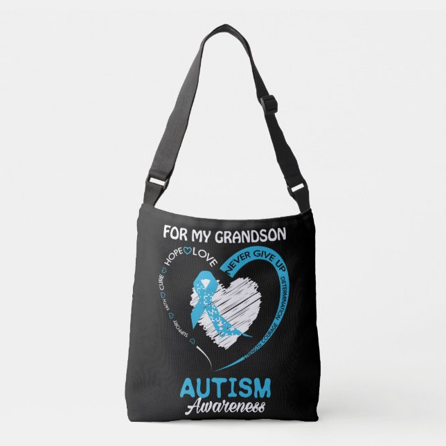 Bolso Cruzado I Wear For My Grandson Autism (Anverso)