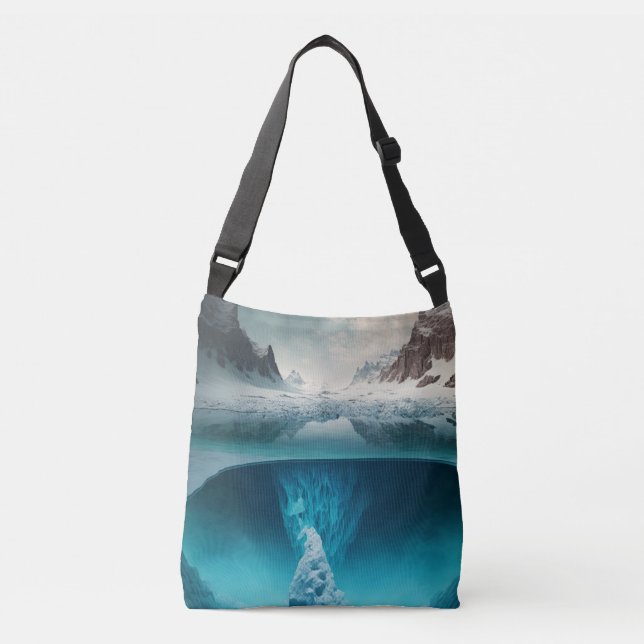 Bolso Cruzado Icy Mountain View (Anverso)