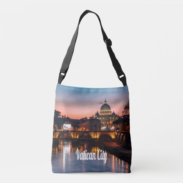 Bolso Cruzado Iglesia Católica Romana De La Ciudad Del Vaticano (Reverso)