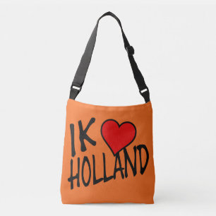 Bolso Cruzado Ik Heart Holland bk on o cbcnt