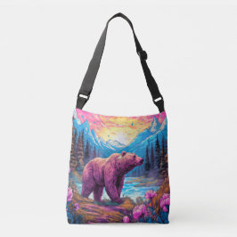 Bolso Cruzado Ilustracion al aire libre de color