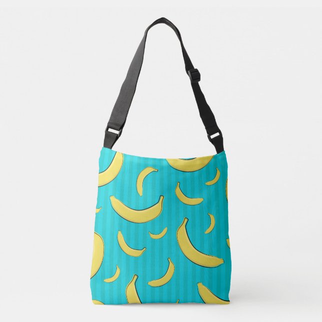 Bolso Cruzado Ilustracion bananero (Anverso)