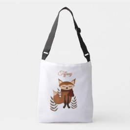 Bolso Cruzado Ilustracion de invierno de Fox Cute