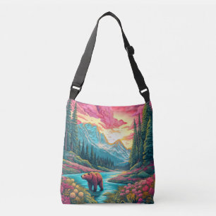 Bolso Cruzado Ilustración en la naturaleza