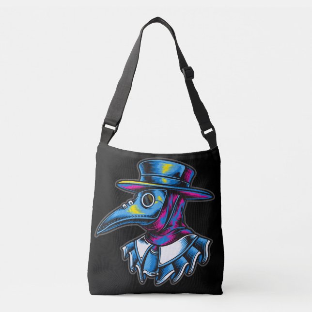 Bolso Cruzado Ilustracion Médica de la peste (Anverso)