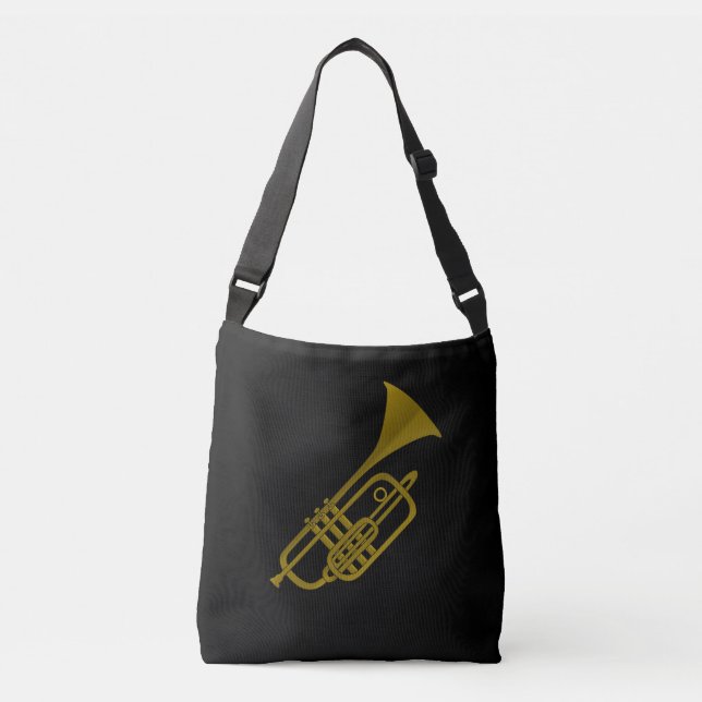 Bolso Cruzado Ilustracion Trumpet (Anverso)