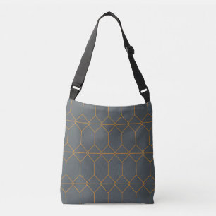 Bolso Cruzado Ilustracion verde, de oro, simple, retro, elegante