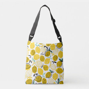 Bolso Cruzado Ilustracion Vintage de diseño de verano de limón