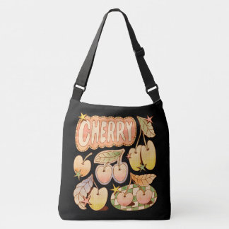 Bolso Cruzado Ilustraciones de cerezo/cerezo