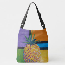 Bolso Cruzado Imagen de mi obra Piña. Serie