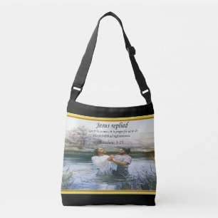 Bolso Cruzado Imagen dos del bautismo del Jesucristo