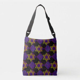Bolso Cruzado Imagen temática de Hanukkah de SlipperyJoe's amari