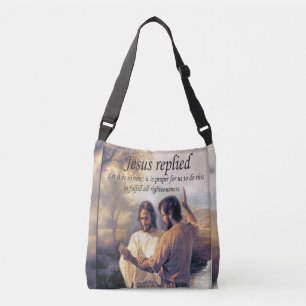 Bolso Cruzado Imagen una del bautismo del Jesucristo