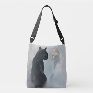 Bolso Cruzado Impresión cruzada de cuerpo cruzado de gatos para