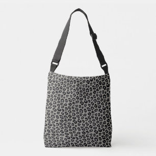 Bolso Cruzado Impresión de animales de leopardo gris