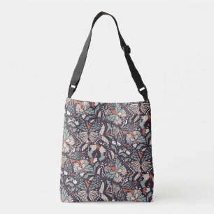 Bolso Cruzado Impresión de animales de mariposa monarca