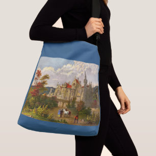Bolso Cruzado impresión de antigüedades de Abbotsford House
