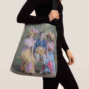 Bolso Cruzado impresión de artistas de vaudeville de alrededor d