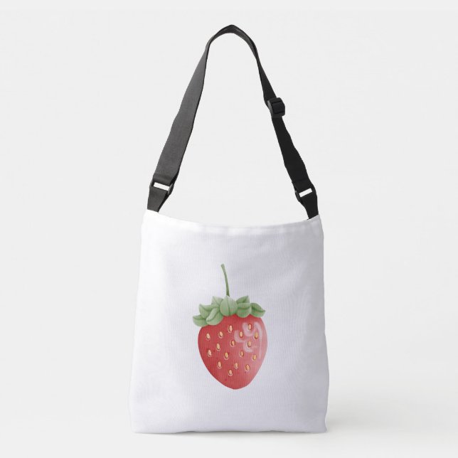 Bolso Cruzado Impresión de fresa (Anverso)