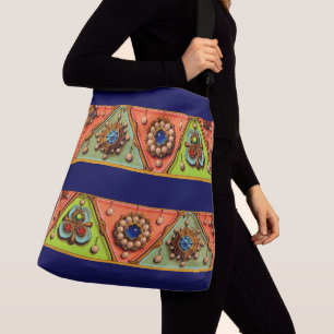 Bolso Cruzado Impresión de joyas renacentistas
