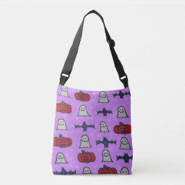 Bolso Cruzado Impresión divertida Purple Halloween