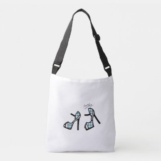 Bolso Cruzado Impresión elegante del zapato - tela escocesa