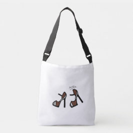 Bolso Cruzado Impresión estilizada de zapatos - Replante de cane
