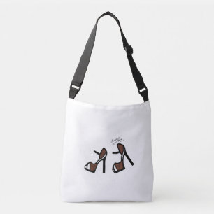 Bolso Cruzado Impresión estilizada de zapatos - Replante de cane