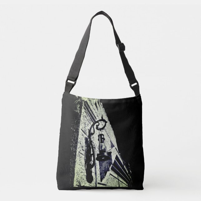 Bolso Cruzado Impresión Metalizado de lámpara antigua (Anverso)