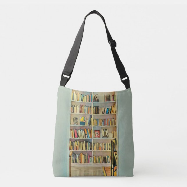 Bolso Cruzado Impresionantes regalos para los amantes del libro (Anverso)