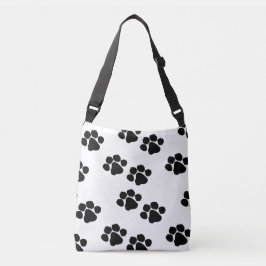Bolso Cruzado Impresiones de la pata para los dueños del mascota
