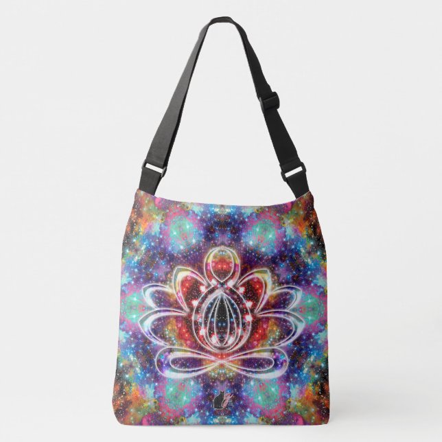 Bolso Cruzado Incandescence Zen Lotus (Anverso)