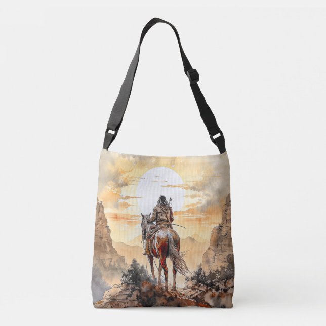 Bolso Cruzado Indio americano (Reverso)