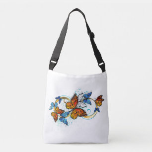 Bolso Cruzado Infinidad de Mariposas Monarca