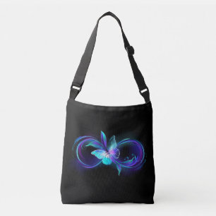 Bolso Cruzado Infinito brillante con mariposa mágica