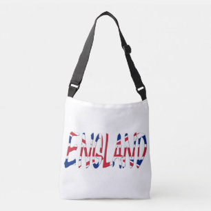 Bolso Cruzado Inglaterra superpuesta por la Unión Jack Flag bag