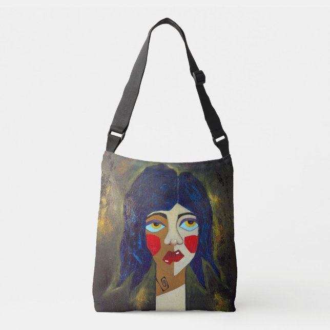 Bolso Cruzado "Inquietante" (Anverso)