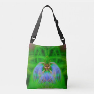 Bolso Cruzado Intrincación verde