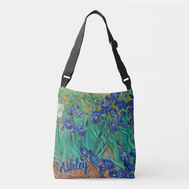 Bolso Cruzado Iris Van Gogh Art Personalizado (Anverso)